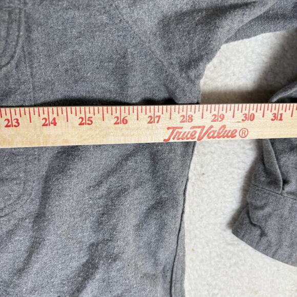 Five Brother Chamois Shirt Mens 2XLT Tall Gray Flannel Shacket Front Pockets - Picture 9 of 13